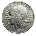 M03452 10 Złotych 1932 rok (b.z) Polska Głowa kobiety