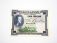 B1130 100 Pesetas 1925 rok Hiszpania