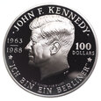 M02265 100 Dolarów 1988 rok Niue Kennedy