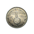 M01829 5 Marek 1938 rok (E) Niemcy Hindenburg