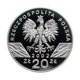 9863NS 20 Złotych 2002 rok Polska Żółw