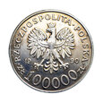 M00158 100000 Złotych 1990 rok Polska Solidarność A