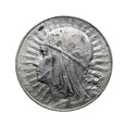 M03568 10 Złotych 1932 rok (z.z) Polska Głowa kobiety