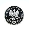 M03158 100000 Złotych 1990 rok Polska Solidarność (gruba)