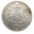 3564NA 5 Marek 1902 rok Niemcy (Wuerttemberg) Wilhelm II