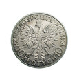 M00970 10 Złotych 1932 rok (b.z.) Polska Głowa kobiety