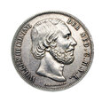 M01351 2,5 Guldena 1854 rok Holandia Wilhelm III