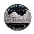 9673NS 1 Dolar 1993 rok USA Thomas Jefferson