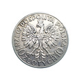 M00081 10 Złotych 1932 rok (b.z.) Polska Głowa kobiety