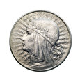 M03577 10 Złotych 1932 rok (b.z) Polska Głowa kobiety