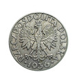 M03457 5 Złotych 1936 rok Polska Żaglowiec