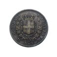 6122NS 1 Lira 1863 rok Włochy Vittorio Emanuele