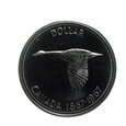 M02590 1 Dolar 1967 rok Kanada Gęś