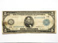 B1070 5 Dolarów 1914 rok USA White & Mellon