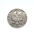 P0371 5 Złotych 1936 rok Polska (Żaglowiec)