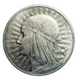 M03455 10 Złotych 1932 rok (b.z) Polska Głowa kobiety