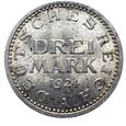 7071NS 3 Marki (Drei Mark) 1924 rok (A) Niemcy