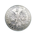 9662NS 10 Złotych 1932 rok (z.z.) Polska Głowa kobiety