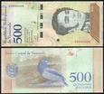 Wenezuela   500 BOLIVARES   2018    P-108a  UNC