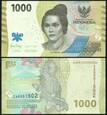 Indonezja 1000 RUPIAH 2023 P-162b  UNC