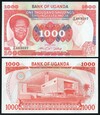 Uganda   1000 SHILLINGS   1983    P-23a  UNC