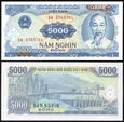 Wietnam   5000 DONG   1991    P-108  UNC