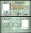 Liban   1000 LIVRES   2016   P-90c  UNC