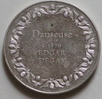 medal Francja Edgar Degas -Argent 1er Titre