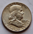 USA 1/2 Dolara Franklin 1957