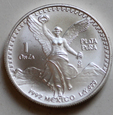 Meksyk Plata Pura 1992 1 Onza
