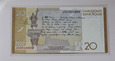Banknot 20 zł Słowacki 2009 - niski numer