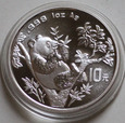 Chiny Panda 10 Yuan 1995