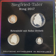 Zestaw  Ziegfrid Taler - 1 , 1/2 , 1/4  oraz 1/10 Oz srebro 999