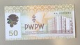 Banknot 50  PWPW - niski numer