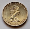 5 dolarów Kanada 1989 1 Oz