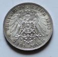 Saksonia 3 Marki 1909