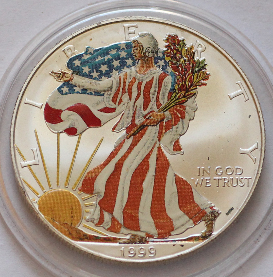 USA 1 Liberty Dolar 1999 kolor #3
