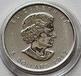 5 Dolarów Kanada 2012 Liść