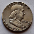 USA 1/2 Dolara Franklin 1954 S