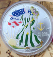 USA Liberty Dolar 2007 kolor-kotwica
