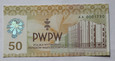 Banknot 50  PWPW 