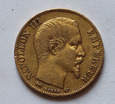 Francja 20 Franków 1855 D