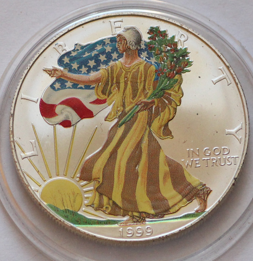 USA 1 Liberty Dolar 1999 kolor #2