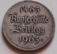 Medal 500 Jahre Kupferhütte Brixlegg 1463-1963