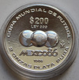 Meksyk 200 Peso 1986 Mundial '86 2 Oz