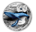 Zargożone Gatunki- Płetwal Błękitny 1 $ Niue 2015 NOWOŚĆ