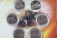 6 x 50 centów Nowa Zelandia 2003 Władca Pierścieni