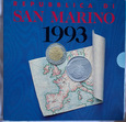 San Marino 1993 -zestaw menniczy