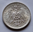 3 Marki Wirtembergia 1911 25 rocznica Ślubu