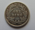 189. USA - ONE DIME - 10 centów - 1898r.